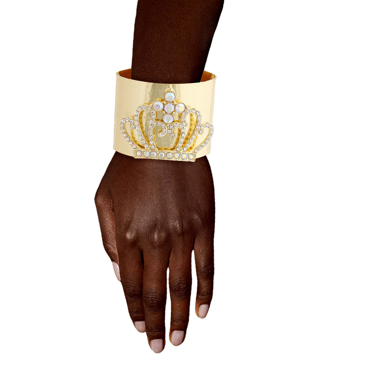 Gold Royalty Crystal Cuff